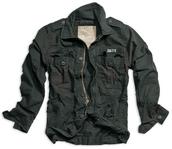 View Item New Heritage Vintage Military Jacket Washed BLACK sz L